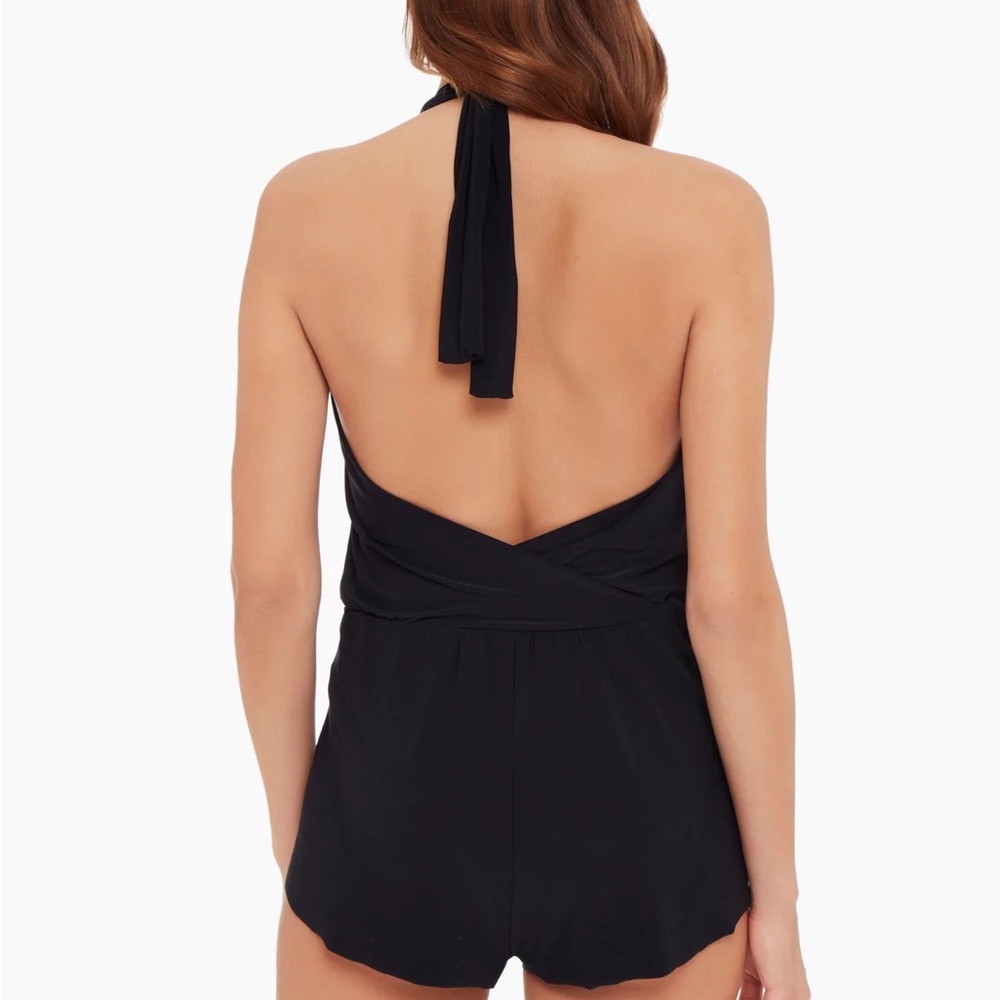 Magicsuit Bianca Slimming Control Romper, black, size 8